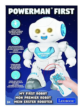 Powerman® first stem robot, baile, música, demostración incl mando a distancia