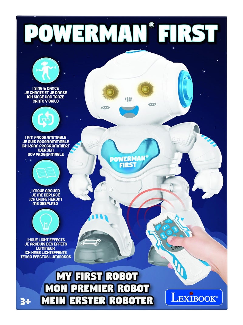 Powerman® first stem robot, baile, música, demostración incl mando a distancia Blanco - Kiabi