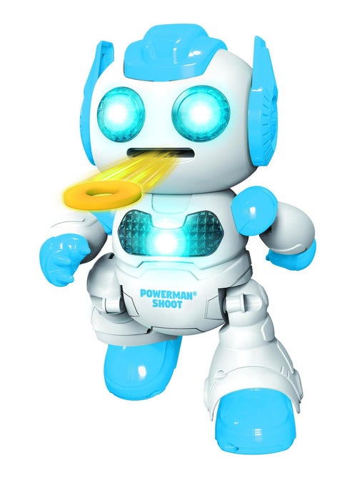 Powerman® Shoot STEM robot, baile, música, demostración incl mando a distancia y discos de espuma - Kiabi