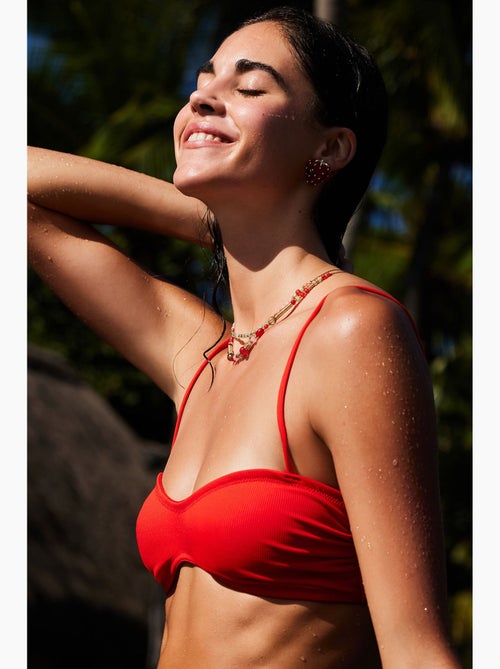 Praslin corte minimal bandeau top de bikini penti - Kiabi