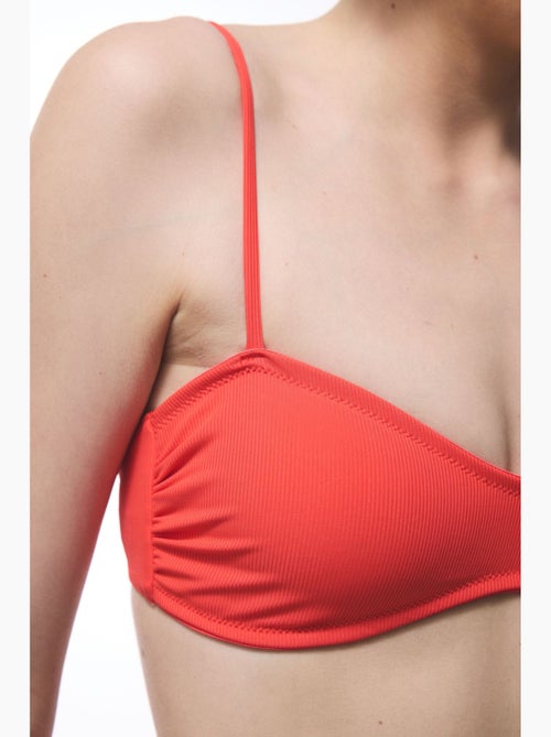 Praslin corte minimal bandeau top de bikini penti - Kiabi