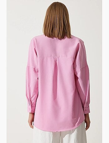 Preciosa camisa de popelina extragrande de estambul con botones y mangas largas istanbul
