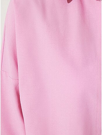 Preciosa camisa de popelina extragrande de estambul con botones y mangas largas istanbul