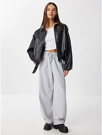 Preciosa chaqueta bomber de piel sintética de estambul istanbul