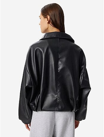 Preciosa chaqueta bomber de piel sintética de estambul istanbul