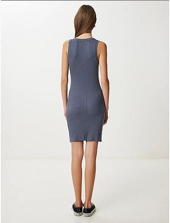 Precioso minivestido ajustado sin mangas con cuello redondo de estambul istanbul