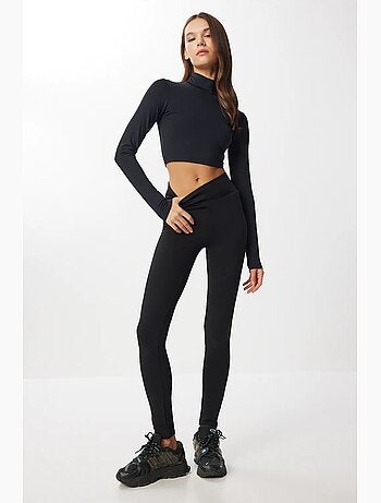 Preciosos leggings estambul de cintura alta y corte ajustado istanbul