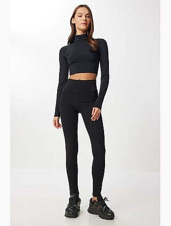 Preciosos leggings estambul de cintura alta y corte ajustado istanbul