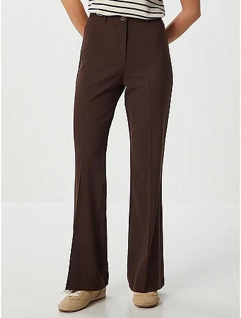 Preciosos pantalones acampanados de cintura alta con cremallera de estambul istanbul