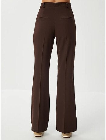 Preciosos pantalones acampanados de cintura alta con cremallera de estambul istanbul