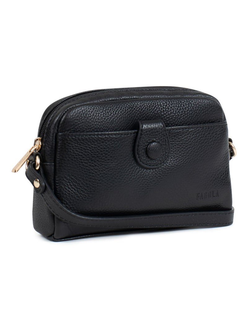 PRETA - Bolso bandolera - Piel Negro - Kiabi