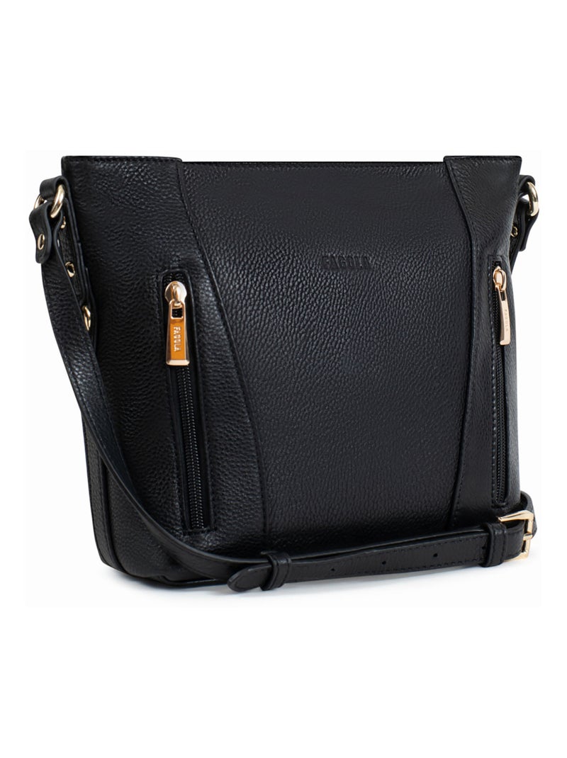 PRETA - Bolso bandolera - Piel Negro - Kiabi