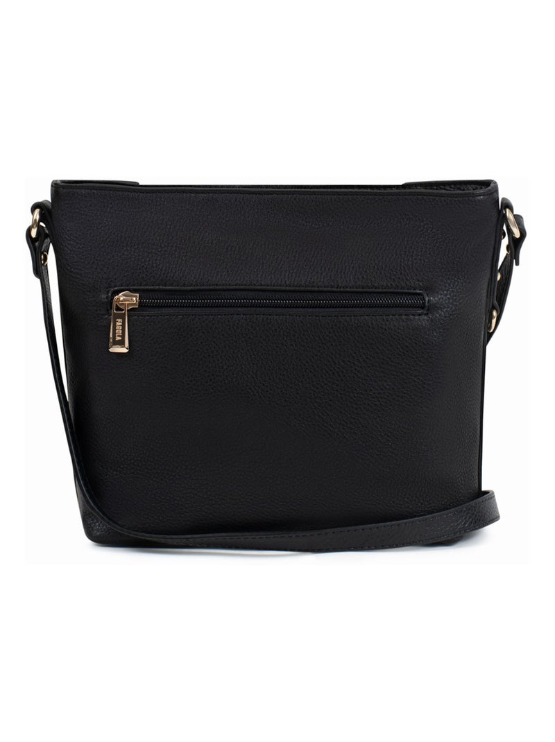PRETA - Bolso bandolera - Piel Negro - Kiabi