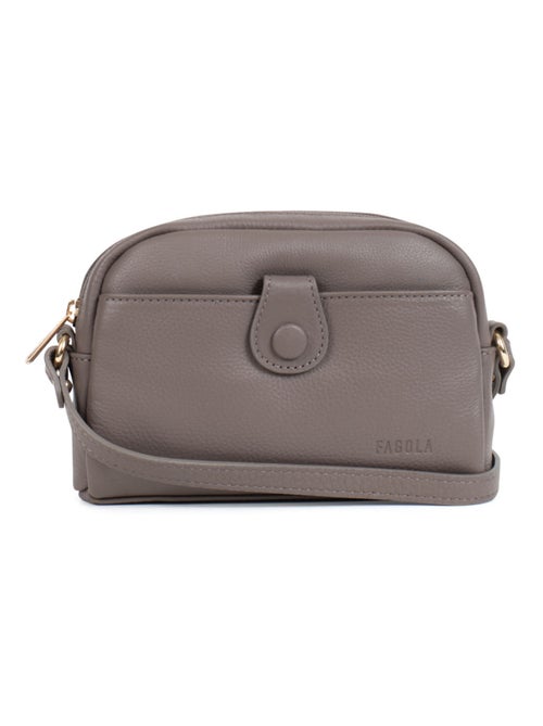 PRETA - Bolso bandolera - Piel - Kiabi PRETA - Bolso bandolera - Piel - Kiabi