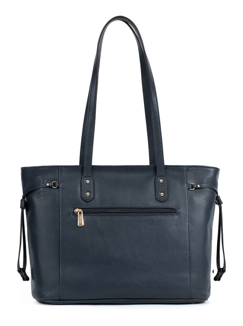 PRETA - Bolso de hombro - Piel Azul marino - Kiabi