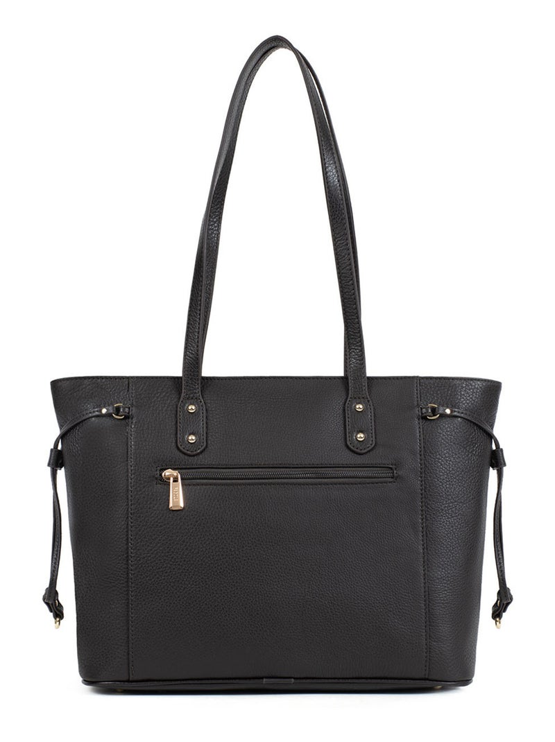 PRETA - Bolso de hombro - Piel Marrón oscuro - Kiabi