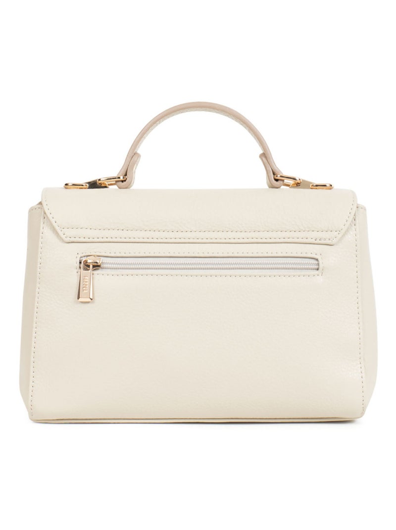 PRETA - Bolso de mano con 1 asa - Piel Beige claro - Kiabi