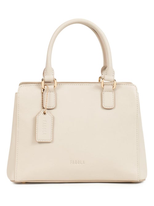 PRETA - Bolso de mano con 2 asas - Piel - Kiabi