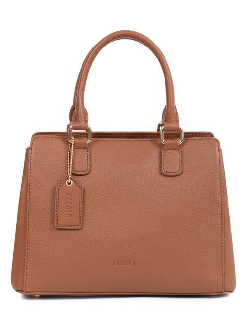 PRETA - Bolso de mano con 2 asas - Piel - Kiabi