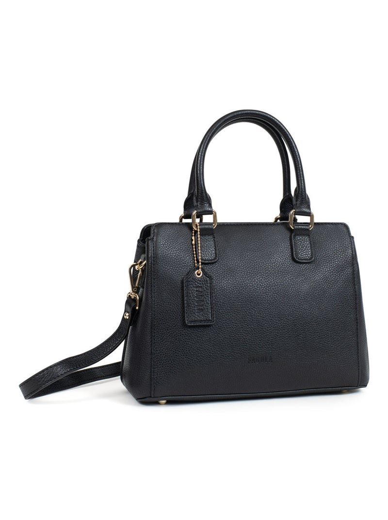 PRETA - Bolso de mano con 2 asas - Piel Negro - Kiabi