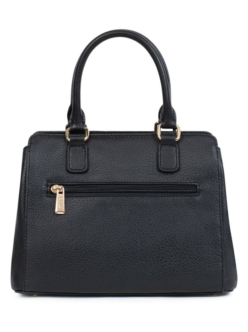 PRETA - Bolso de mano con 2 asas - Piel Negro - Kiabi