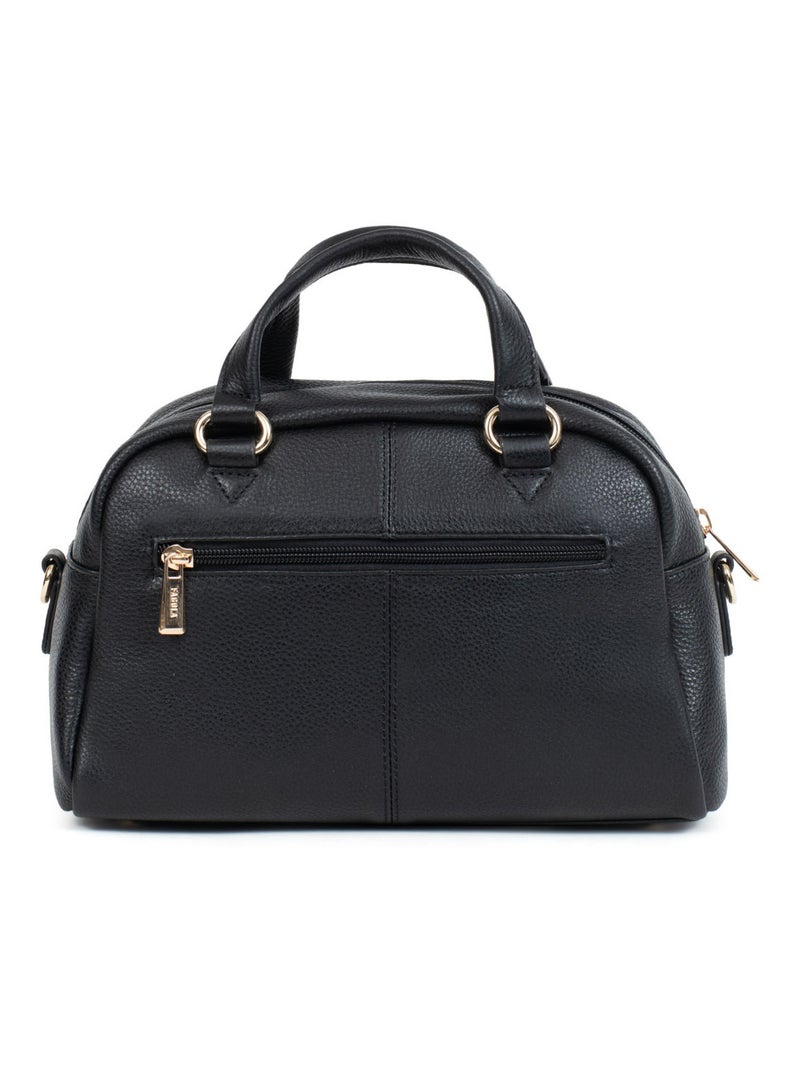 PRETA - Bolso de mano con 2 asas - Piel Negro - Kiabi