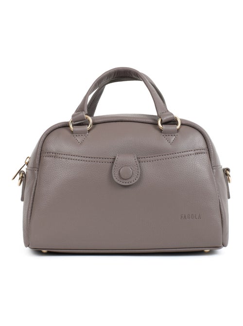 PRETA - Bolso de mano con 2 asas - Piel - Kiabi