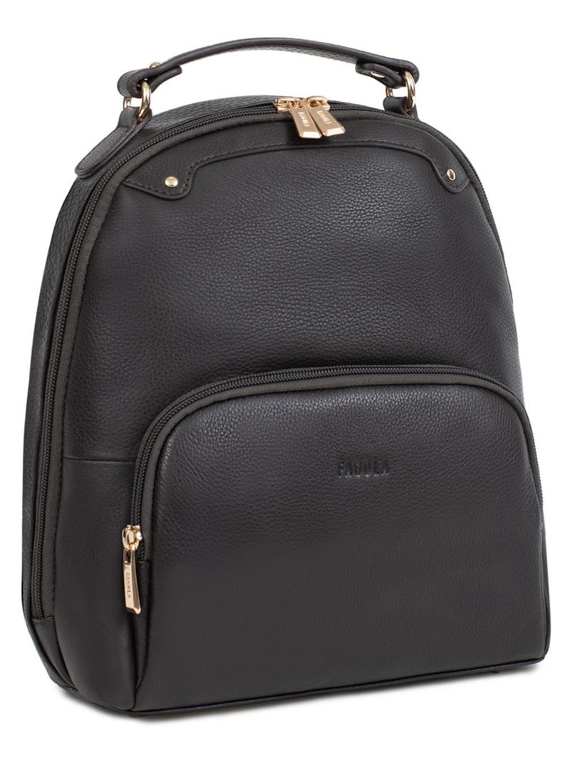 PRETA - Mochila - Cuero Marrón oscuro - Kiabi