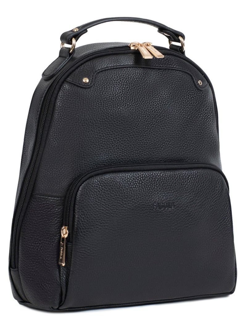 PRETA - Mochila - Cuero Negro - Kiabi