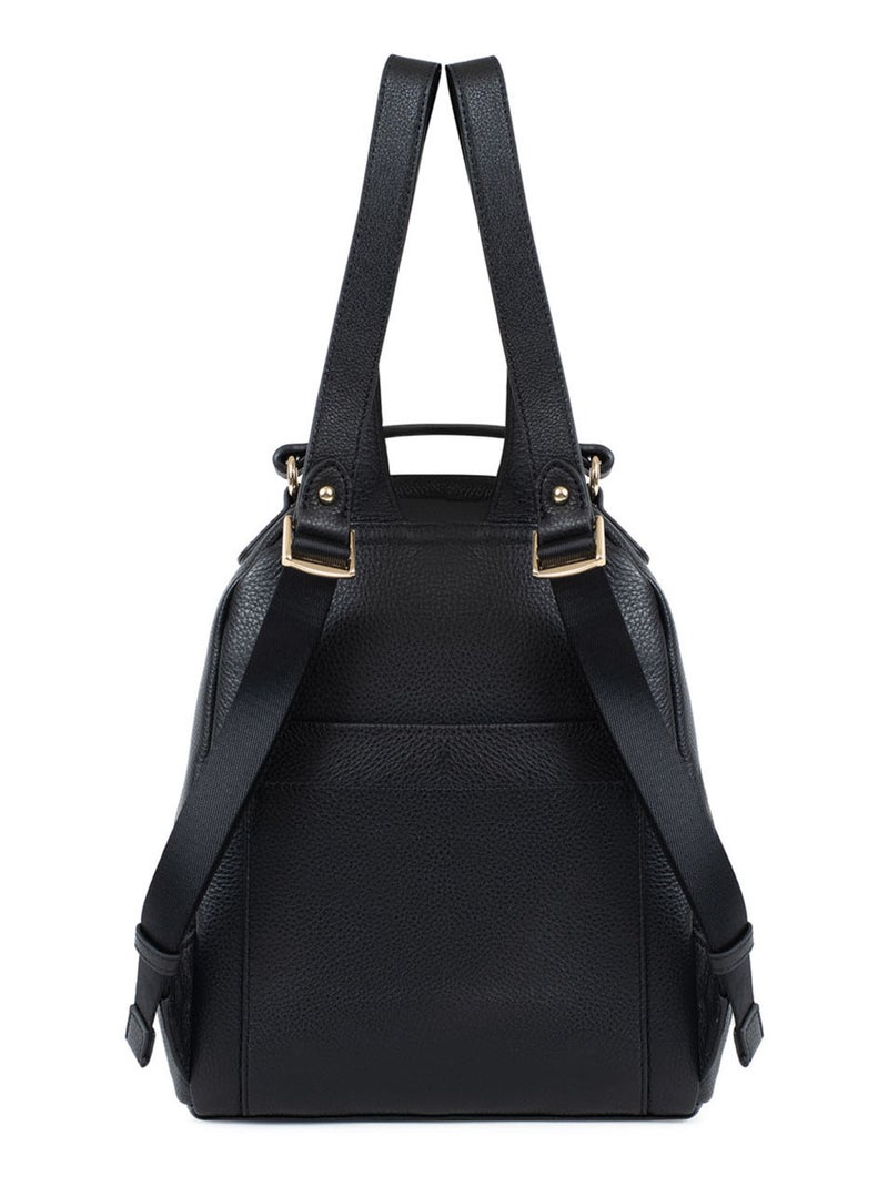 PRETA - Mochila - Cuero Negro - Kiabi