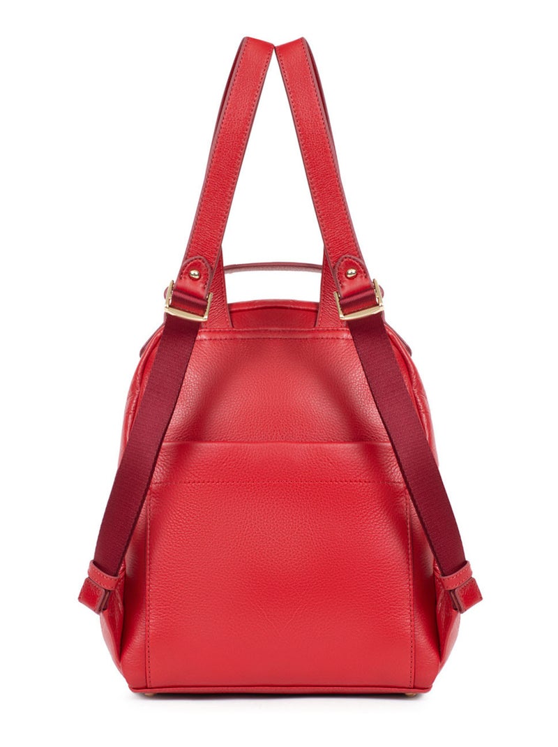 PRETA - Mochila - Cuero Rojo oscuro - Kiabi