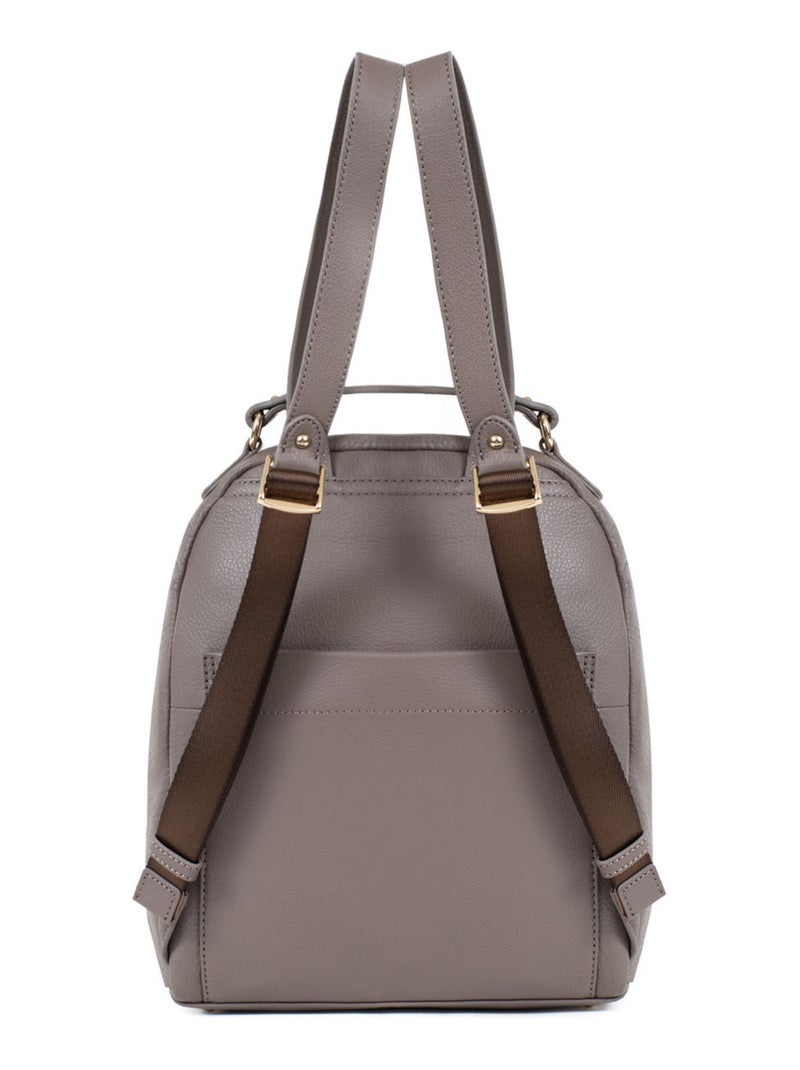 PRETA - Mochila - Cuero Taupe - Kiabi