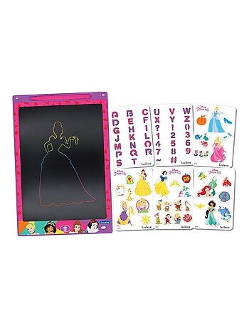 Princesa Disney 11'' tableta de tinta electrónica multicolor para aprender a dibujar con plantillas