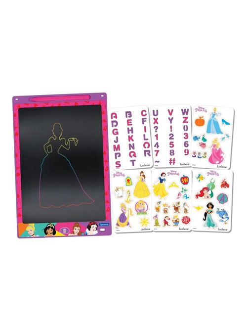 Princesa Disney 11'' tableta de tinta electrónica multicolor para aprender a dibujar con plantillas - Kiabi