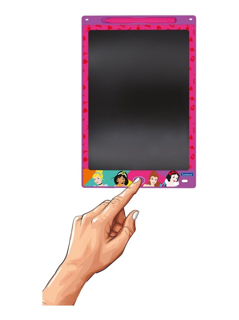 Princesa Disney 11'' tableta de tinta electrónica multicolor para aprender a dibujar con plantillas N/D - Kiabi