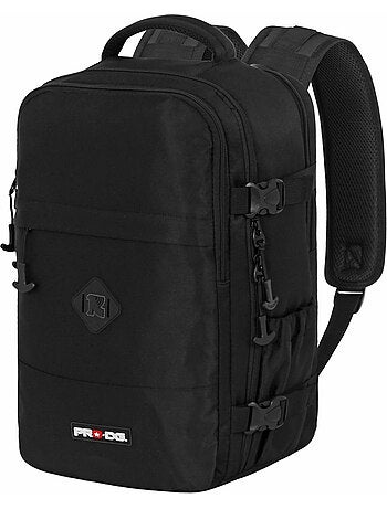 Pro-dg black mochila mercury 2.0 viaje cabina avión 40x20x25cm, negro