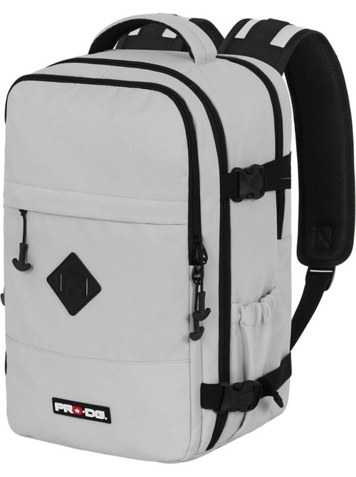 PRO-DG Grey Mochila Mercury 2.0 Viaje Cabina Avión 40x20x25cm, Gris - Kiabi PRO-DG Grey Mochila Mercury 2.0 Viaje Cabina Avión 40x20x25cm, Gris - Kiabi