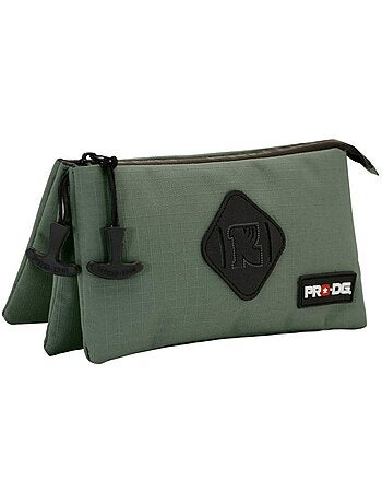 PRO-DG Khaki Estuche Portatodo Triple Smart, Verde Militar