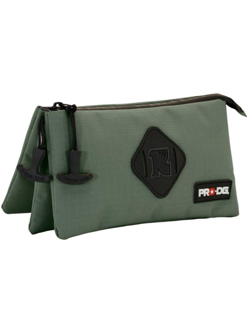 PRO-DG Khaki Estuche Portatodo Triple Smart, Verde Militar Verde caqui - Kiabi