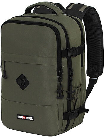 PRO-DG Khaki Mochila Mercury 2.0 Viaje Cabina Avión 40x20x25cm, Verde Militar