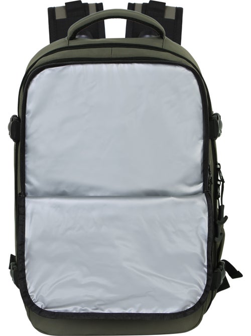 PRO-DG Khaki Mochila Mercury 2.0 Viaje Cabina Avión 40x20x25cm, Verde Militar - Kiabi PRO-DG Khaki Mochila Mercury 2.0 Viaje Cabina Avión 40x20x25cm, Verde Militar - Kiabi
