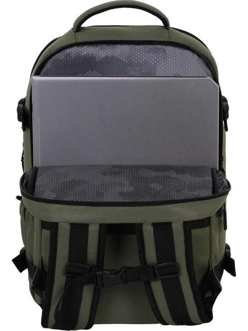 PRO-DG Khaki Mochila Mercury 2.0 Viaje Cabina Avión 40x20x25cm, Verde Militar Verde caqui - Kiabi
