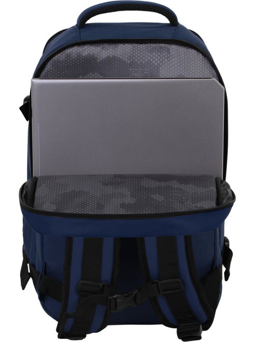 PRO-DG Navy Mochila Mercury 2.0 Viaje Cabina Avión 40x20x25cm, Azul Oscuro - Kiabi PRO-DG Navy Mochila Mercury 2.0 Viaje Cabina Avión 40x20x25cm, Azul Oscuro - Kiabi