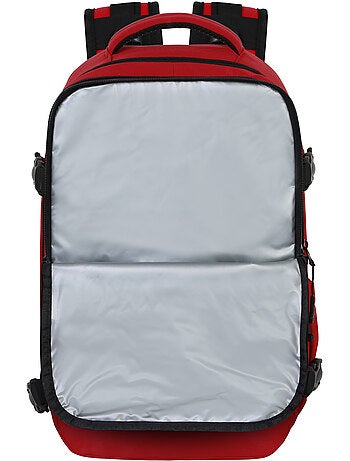 Pro-dg red mochila mercury 2.0 viaje cabina avión 40x20x25cm, rojo