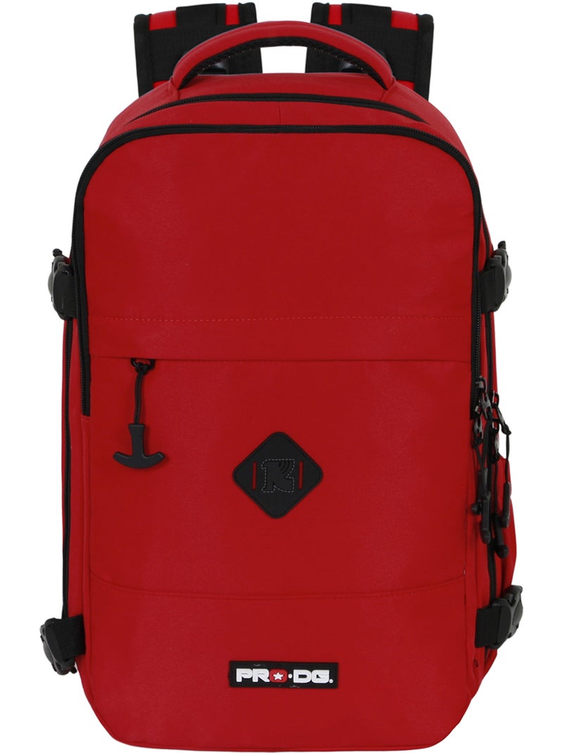 PRO-DG Red Mochila Mercury 2.0 Viaje Cabina Avión 40x20x25cm, Rojo Rojo - Kiabi
