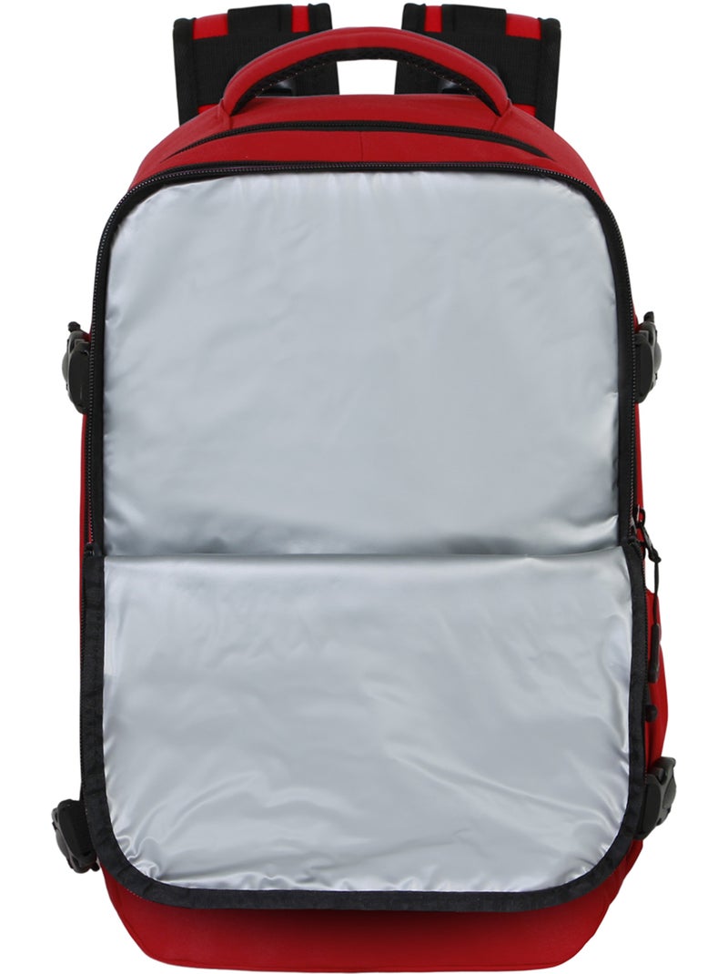 PRO-DG Red Mochila Mercury 2.0 Viaje Cabina Avión 40x20x25cm, Rojo Rojo - Kiabi