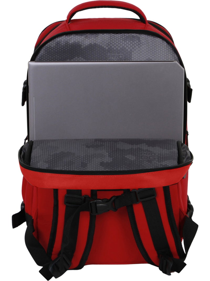 PRO-DG Red Mochila Mercury 2.0 Viaje Cabina Avión 40x20x25cm, Rojo Rojo - Kiabi