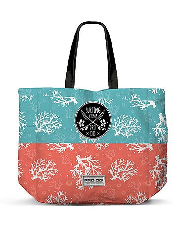 PRO-DG Surfcamp Bolsa de la Compra Tote Shopping FAN Horizontal, Azul