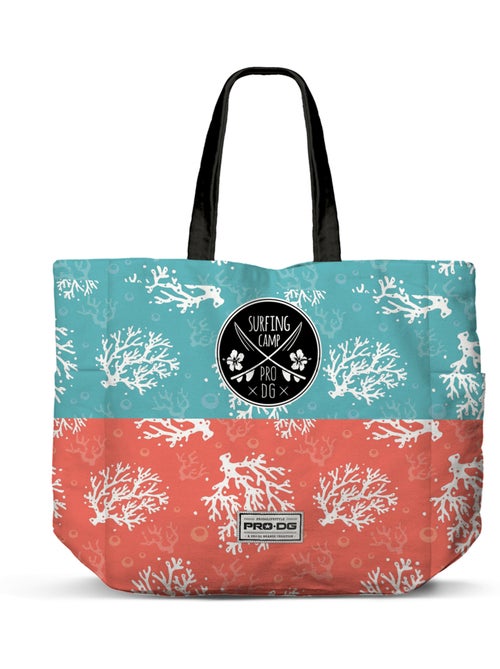 PRO-DG Surfcamp Bolsa de la Compra Tote Shopping FAN Horizontal, Azul - Kiabi