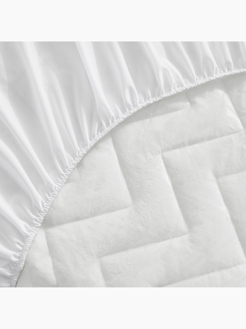 Protector colchón -100% algodón - impermeable - triple barrera Blanco - Kiabi